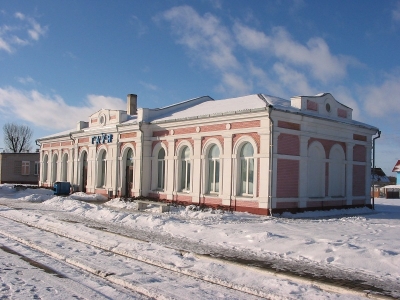 Dworce kolejowe Białorusi - Gawja (Гавья)