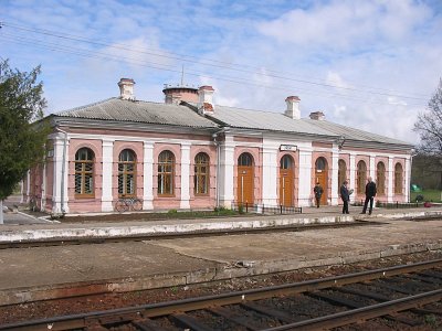 Dworce kolejowe Białorusi - Zjabki (Зябки)