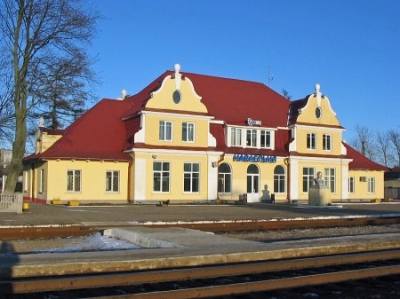 Dworce kolejowe Białorusi - Nowojelnia (Новоельня)